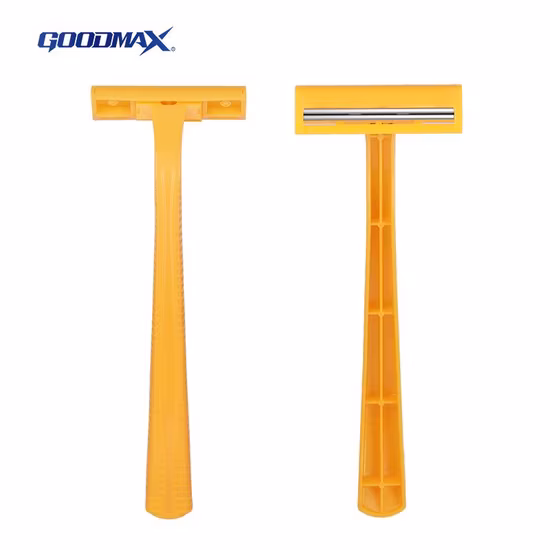 Disposable Safety Razor with Twin Stainless Steel Blade for Man
