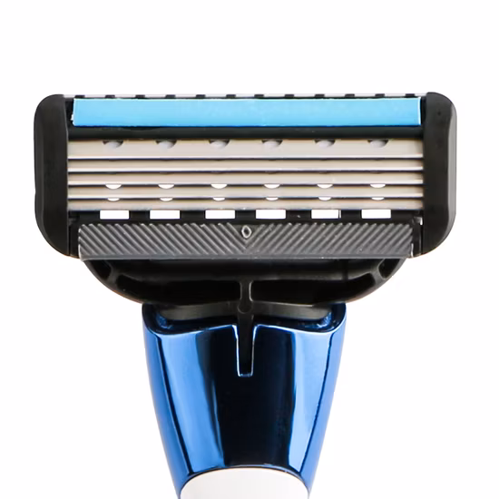 Five Blades with Metal Handle Men System Razor