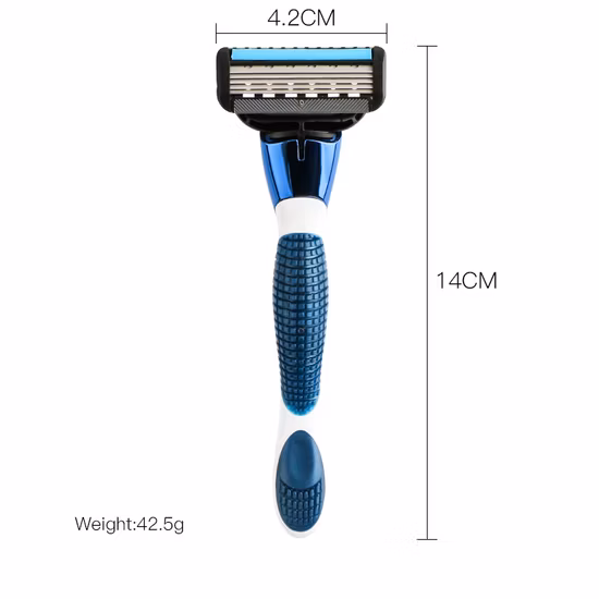 Men 5 Blade Razor Cartridge Replaceable System Shaving Razor Blades