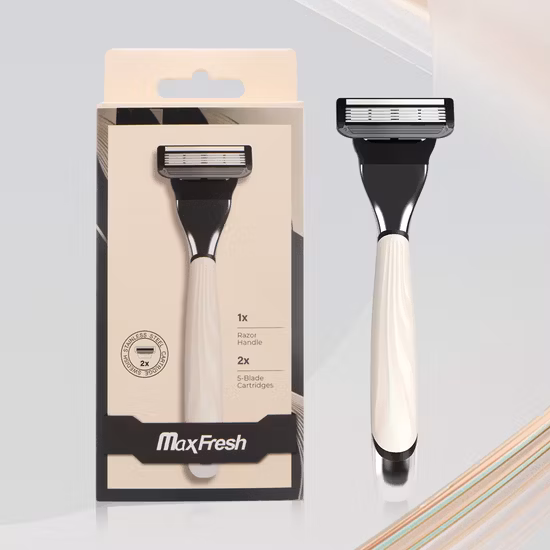 Five Blade Metal Handle Men′ S Shaving Razor System Razor